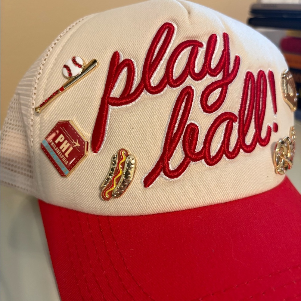 Custom “Play Ball!”‎ Hat - Philadelphia Phillies Baseball